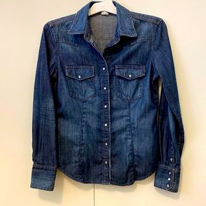 J Crew Denim Women’s Western Shirt